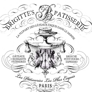 IOD - Decor Transfer - BRIGITTE'S PATISSERIE - TALL - The Chippy Barn (9282120073)