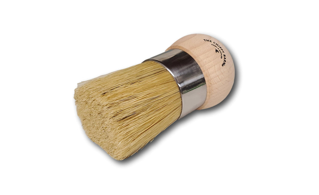 TCB- Natural Bristle Wax Brush- SET! (4855520952404)